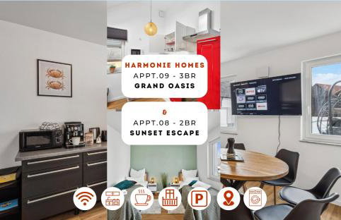 Harmonie Homes - Built in 2025 - High-Quality Beds & Linen - Full Kitchen - Fiber WiFi - 4K Smart TV - 2 Balconies - Elevator - Free Private Parking - Near Augsburg - 20 Min via Autobahn to Munich-West - Foto 16