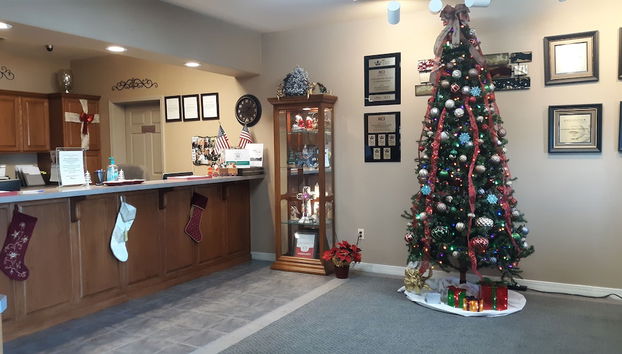 Mostrador de check-in y check-out