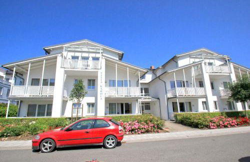 Terrasse, gratis Nutzung vom AHOI Erlebnisbad und Sauna in Sellin - Villa Karola FeWo 02 - Foto 22