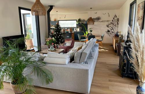 Ty Glazu Villa neuve grand confort, jardin 1600m2, GR34, criques, restos et port Doelan à pied - Foto 14