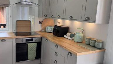 Hunters Quay - Hot Tub Lodge at Limecroft 6 - Foto 4, stove, toaster