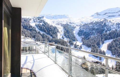 Penthouse 3-bedroom apartment, mountain views, large terrasse, piste access - Photo 42