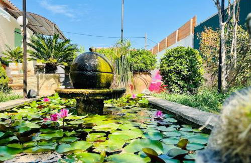 Studio Soleil - Piscine, Parking, Jardin, Calme, Wifi, 2 personnes - Foto 23