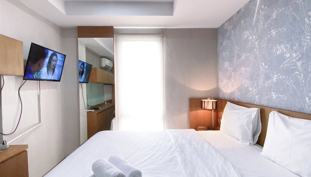 Good And Comfy Studio At Azalea Suites Apartment - Foto 5, Habitación