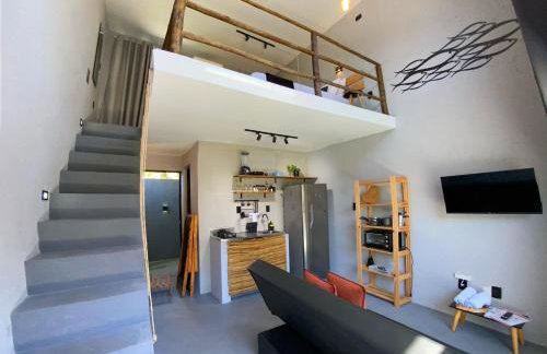 LOFT Rio 102 - Refúgio Romântico Inclusivo com Piscina Privativa - bem prox a Vilas Gastronômicas, Polo de Artesanato e Associação Peixe-boi - Foto 7