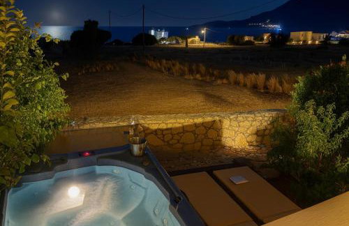 Seaview Villa Tsoutsouros Pool And Jacuzzi Orionas - Foto 8