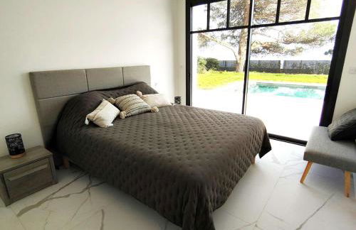 Villa 12 pers avec piscine chauffée et vue exceptionnelle, première ligne Bassin d'Arcachon - FR-1-736-32 - Foto 5