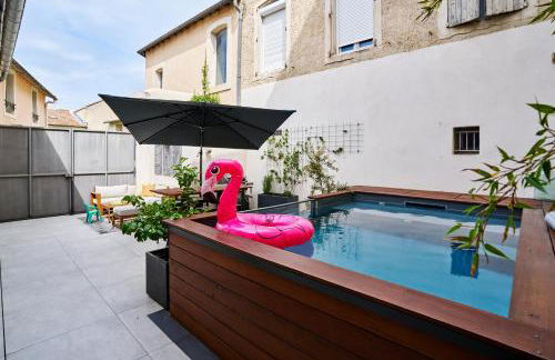 Maison de ville moderne climatisée avec piscine - Foto 26