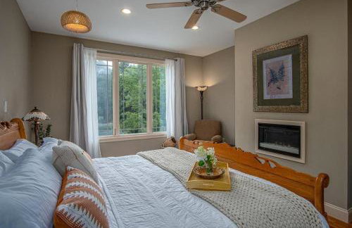 Brevard Basecamp · Brevard Basecamp fireplace in Primary BR - Foto 10