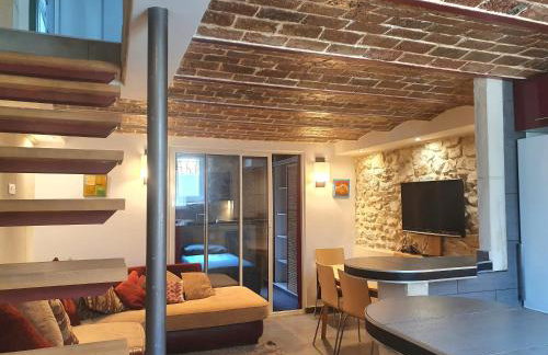 12mn Paris Ligne H - Parking Privé- Souplex - Tout équipé - De 1 à 6 personnes - Foto 1