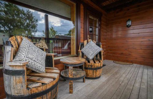 Red Squirrel log cabin with hot tub - Foto 28