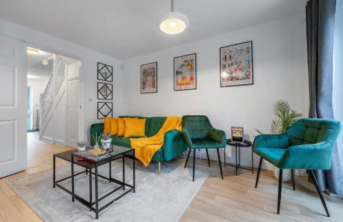 Luxury 5 Bed House - Free Parking - Perfect For Contractors & Families - Foto 26