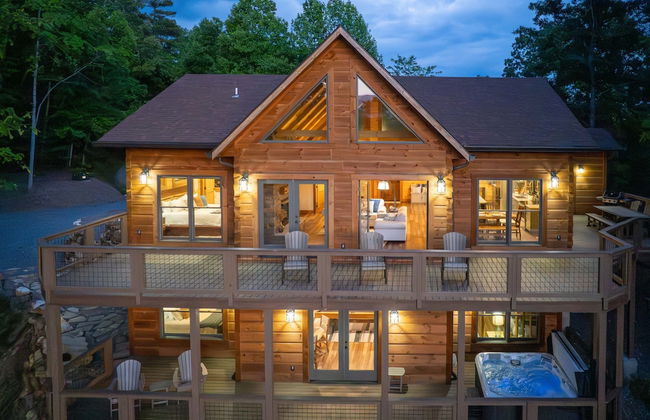 Luxury 3 2 5 Cabin Lake Views Theatre Gameroom - Foto 1