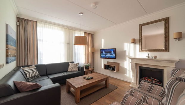 Holiday Home With Whirlpool Quiet Area in Zeeland - Foto 4, Sala de estar