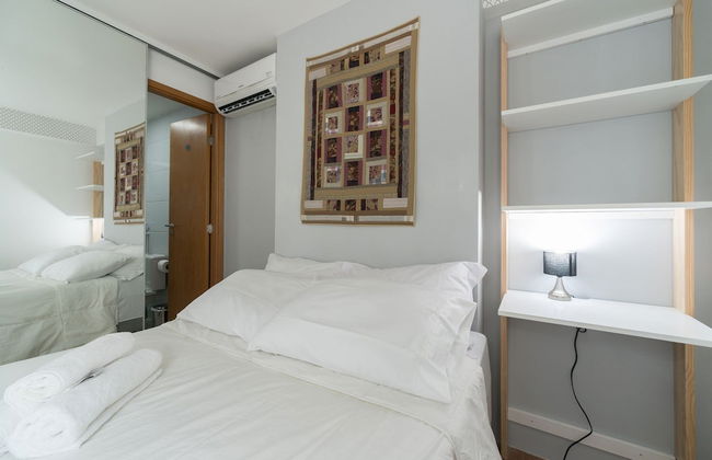 Excelente flat em Setúbal, Boa Viagem 1Q 3 pessoas. Conforto e ótima localização PM802 - Photo 6