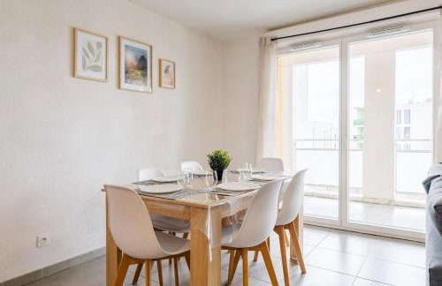 La parenthèse confort - T3 parking wifi proche périphérique - Foto 15