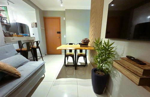 Flats Praia Uberlandia - Apt próximo ao Praia Clube - Area de lazer com Portaria 24 horas, piscina, academia, brinquedoteca, churrasqueira e áreas verdes para caminhadas - Foto 49
