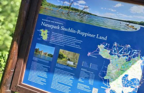 Haus am Seeufer mit Badestelle in 200m, große Sonnenterrasse, umzäunter Garten, Hunde willkommen - Foto 41