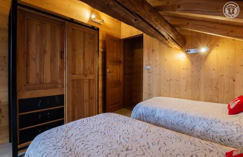 Appartement dans chalet aux saisies-100m des pistes-cœur station 13 pers - Foto 14