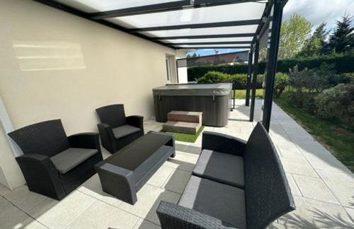 Belle Maison MALOU climatisée calme, piscine, jacuzzi 3km plage Labenne Capbreton - Foto 68