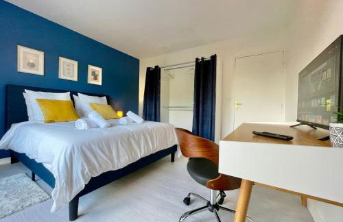 Séjour Business & Famille, 2 chambres, Parking & WiFi - Foto 3