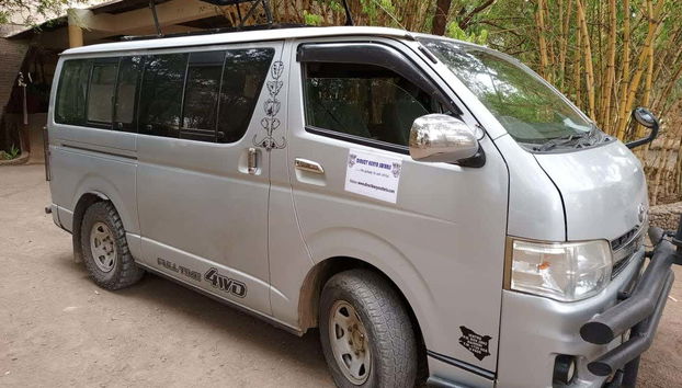 Vehículo listo para el safari