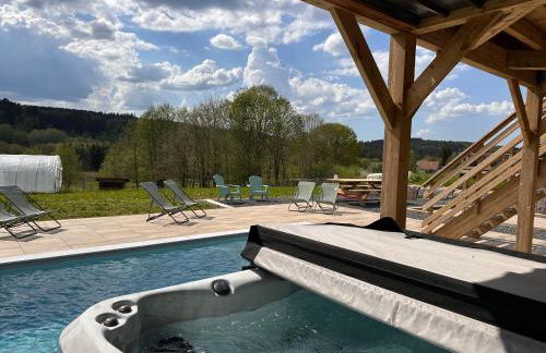 Chalet PLUME D'EAU - jacuzzi, piscine et pétanque - Foto 3
