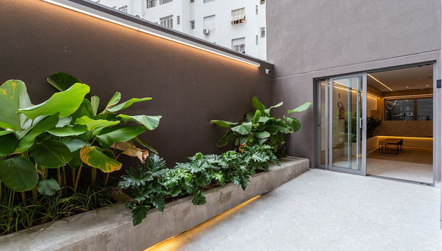 Sala de estar do lobby