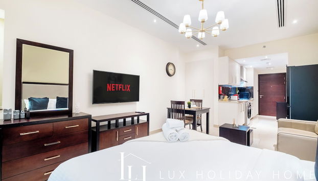 LUX Burj Khalifa view Downtown Studio - Foto 4, Zona de estar