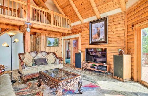 Stunning Log Cabin with Great Views, Firepit, Deck near Twain Hart - Foto 9