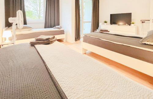 Home4Now DOR02 Monteursunterkunft in Dormagen I 3 Schlafzimmer für 6 Personen I Küche I SmartTV I WiFi - Foto 5