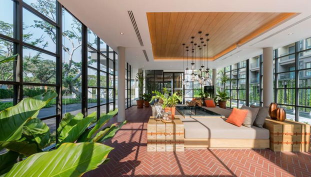 Sala de estar do lobby