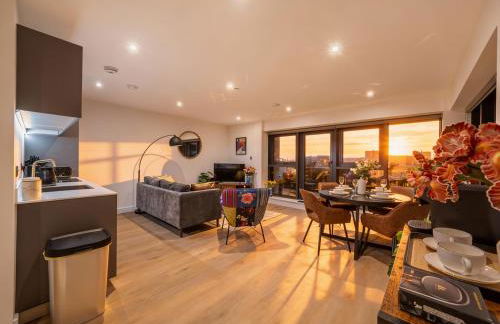 Luxury 2BR Penthouse-1, Private Terrace, City Center, Free Parking - Foto 6