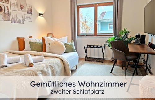 Newman Horizon Apartments Zirndorf - Playmobil Funpark, Nähe Messe Nürnberg und Fürth, 4 Pers, 24h Self Checkin, Waschmaschine, großer Parkplatz - Foto 6