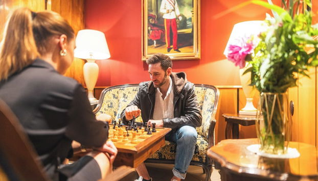 Zona de estar del vestíbulo