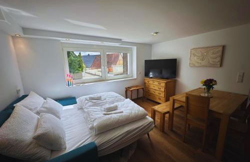 Frankenherz-Apartments - Premium Wohnung mit Terrasse, nahe Playmobil-Funpark & zur Messe, Self-Check-In - Foto 25