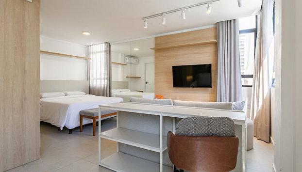 Xtay Soho Florianópolis - Estúdio amplo em área residencial, ao lado da Defensoria Pública e Trompowsky Corporate - Foto 2, Camera