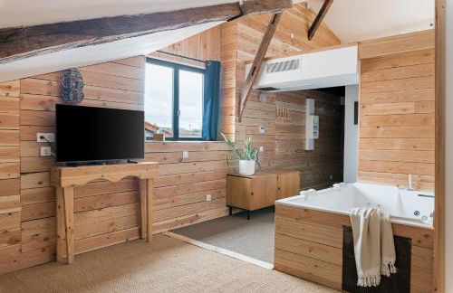 Chambre de caractère balnéo duo & vue toits - Foto 9