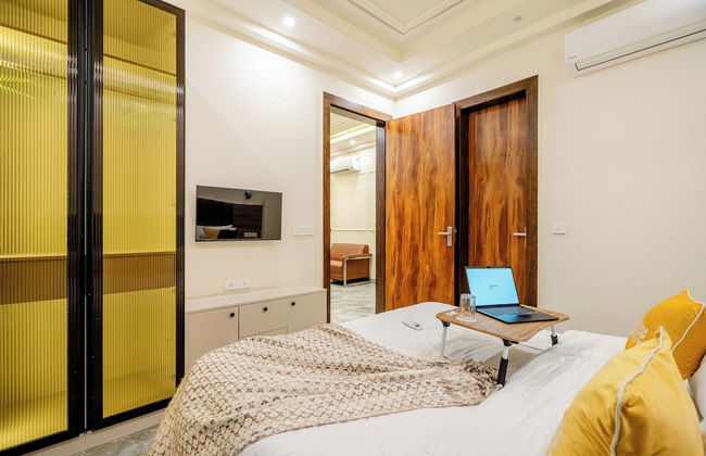 Lime Tree 1BHK Service Apartment Gurgaon - Foto 7