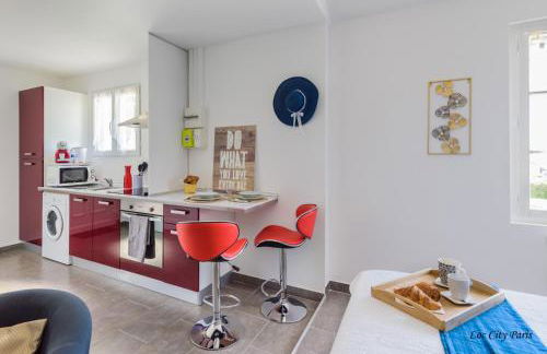 Studio Bleu - Parc Astérix - Mer de Sable - Villepinte - Aéroport CDG - Foto 8