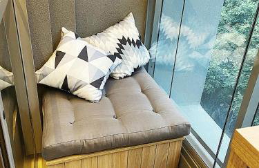 Consolacao GREY BOX - Studio de Luxo no Centro - Ar Condicionado - Cama Queen - Maquina de Lavar - Prox Metrô- Cozinha Completa - Wifi 500mbps - 7 andar - Foto 19