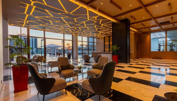 Zona de estar del vestíbulo