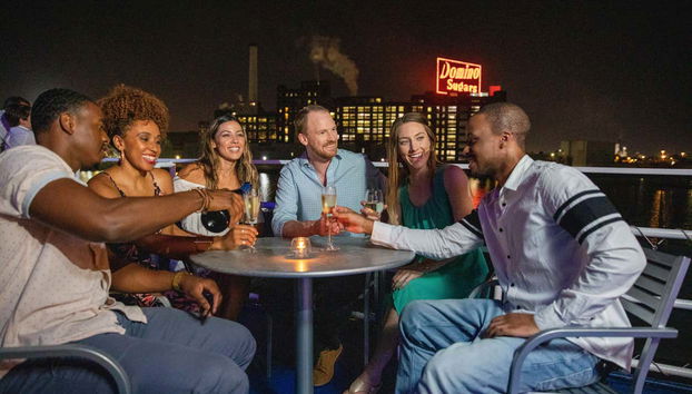 Having a blast on the Baltimore dinner cruise