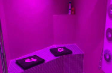 Appartement Love room avec jacuzzi et hammam privatisé Lieu insolite en amoureux Spa détente assurée avec de doux massages en options sur demande - Foto 9