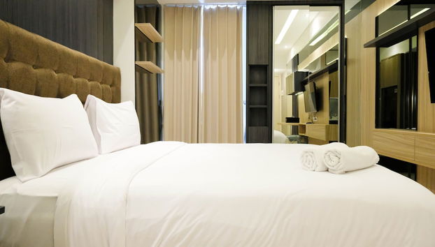 Warm Studio With Access To Mall At Supermall Mansion Apartment - Foto 2, Habitación