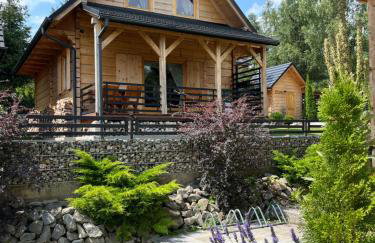 Borowikowe Zacisze drewniane domy z kominkami - Foto 73