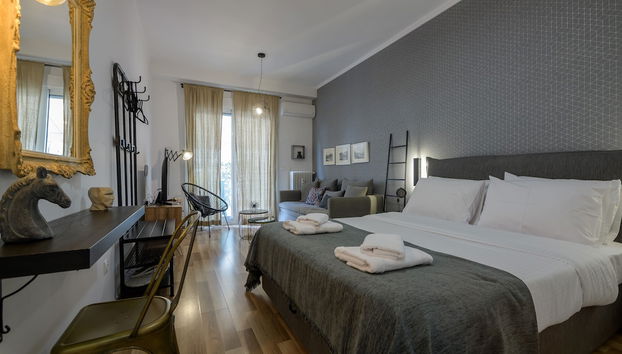 Luxe Athens Studio in Kolonaki - Foto 3, Habitación