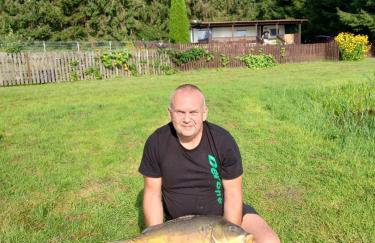 Mazurski Domek Papy Smerfa plaża pomost jezioro prywatny staw gospodarstwo pasieka - Foto 26