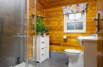 Rural Log Cabin in Snowdonia near Coed y Brenin by Seren Short Stays - Foto 8