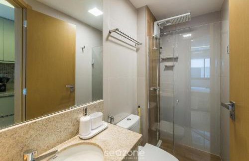 Aptos completos com lazer a poucos minutos da praia HFOs - Foto 23